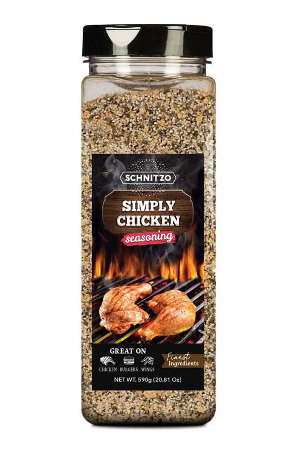 Large shaker bottle Schnitzo, simply chicken for chicken bbq and grilling