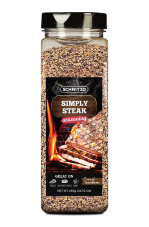 Large shaker bottle Schnitzo, Simply Steak