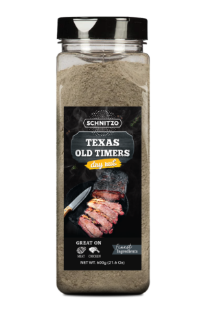 Large 600g Shaker bottle of Schnitzo Dry Rub for meat and chicken